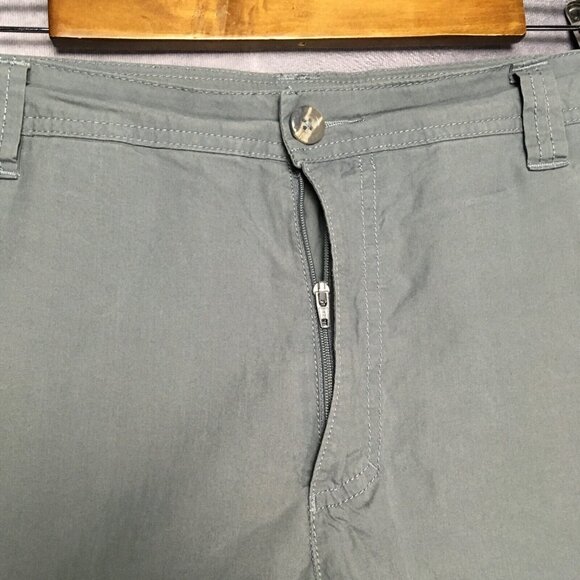 Columbia Mens Shorts size 38 Casual Pockets Lightweight Cotton Blue Gray - Picture 6 of 10